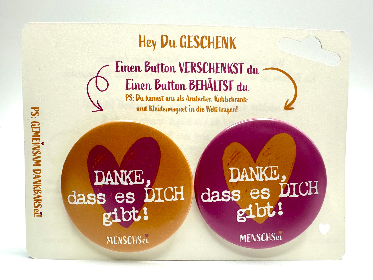 DANKE, dass es DICH gibt